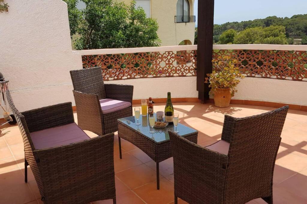 Fabulous Refurbished Apartment Above Private Villa Benissa Exterior foto